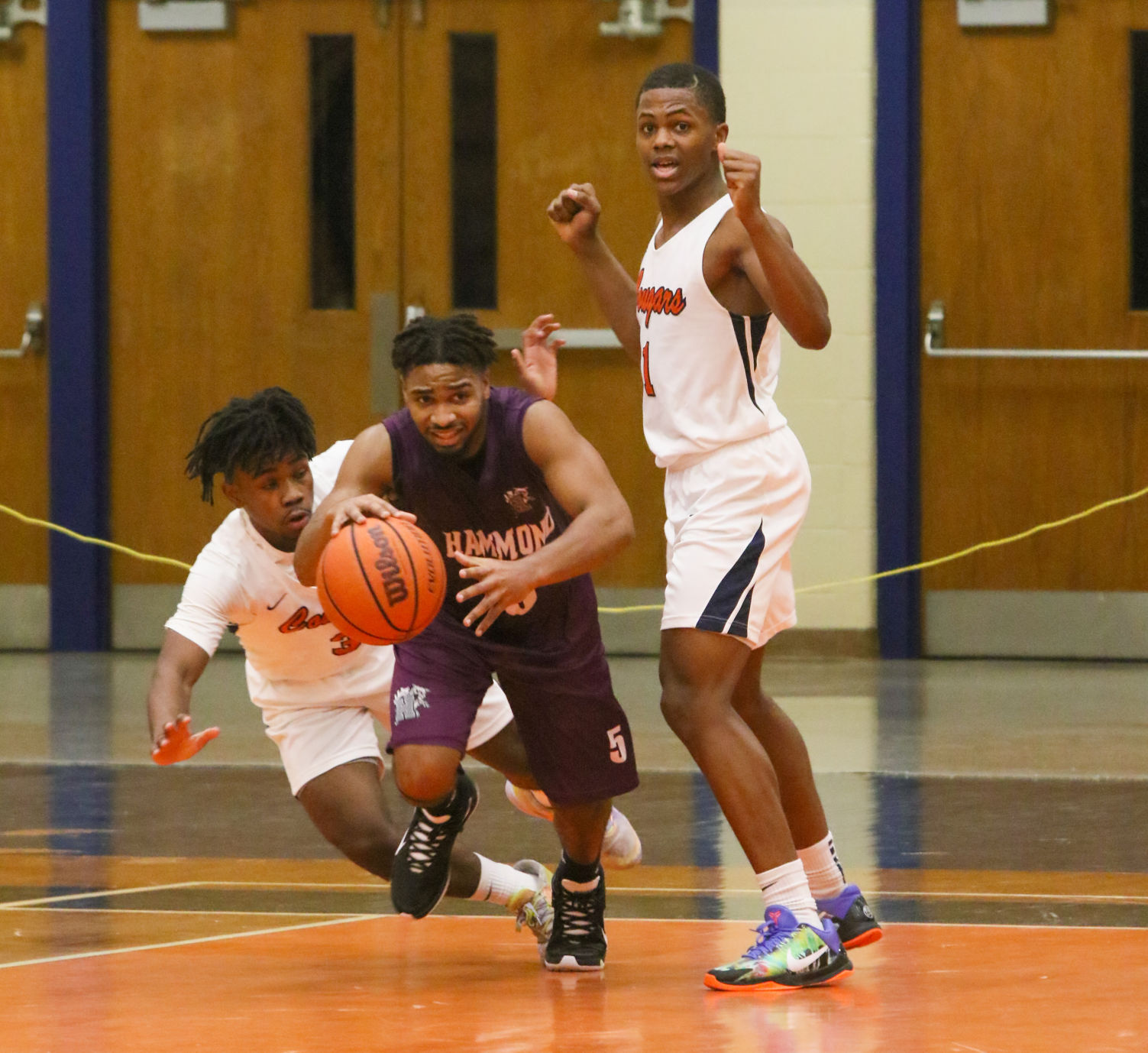 Hammond visits West Side boys basketball